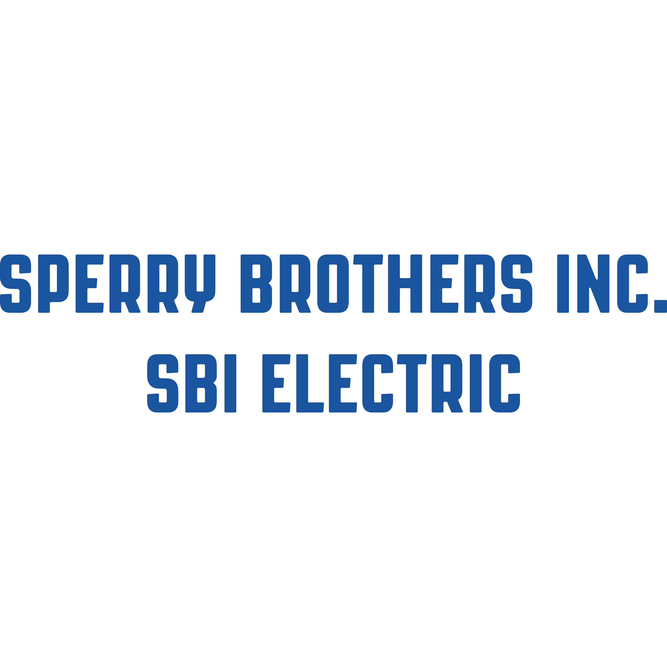 Sperry Brothers Inc., SBI Electric